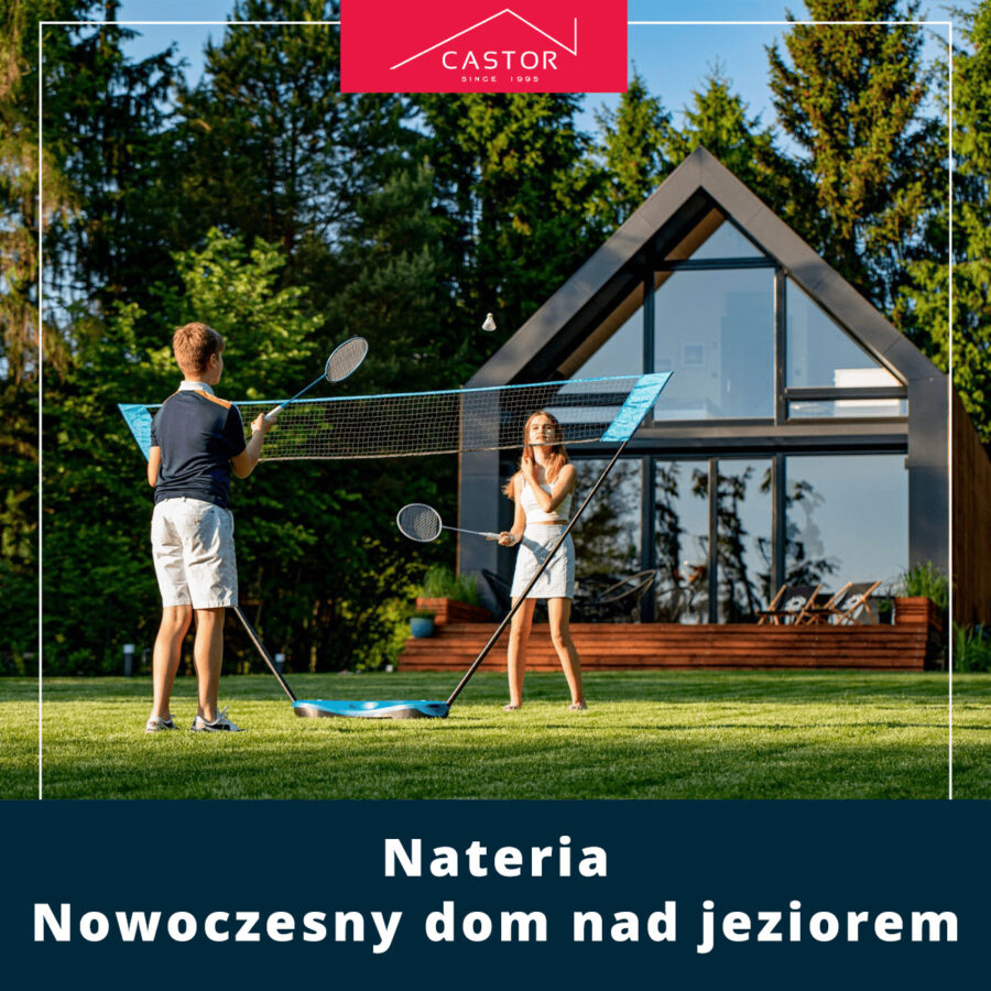 Nateria. Nowoczesny dom nad jeziorem na Warmii i Mazurach