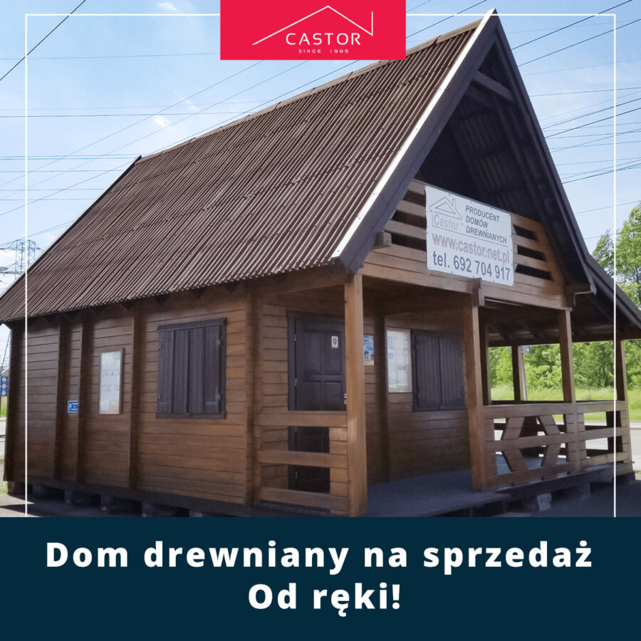 Dom drewniany na sprzedaż. Od ręki!